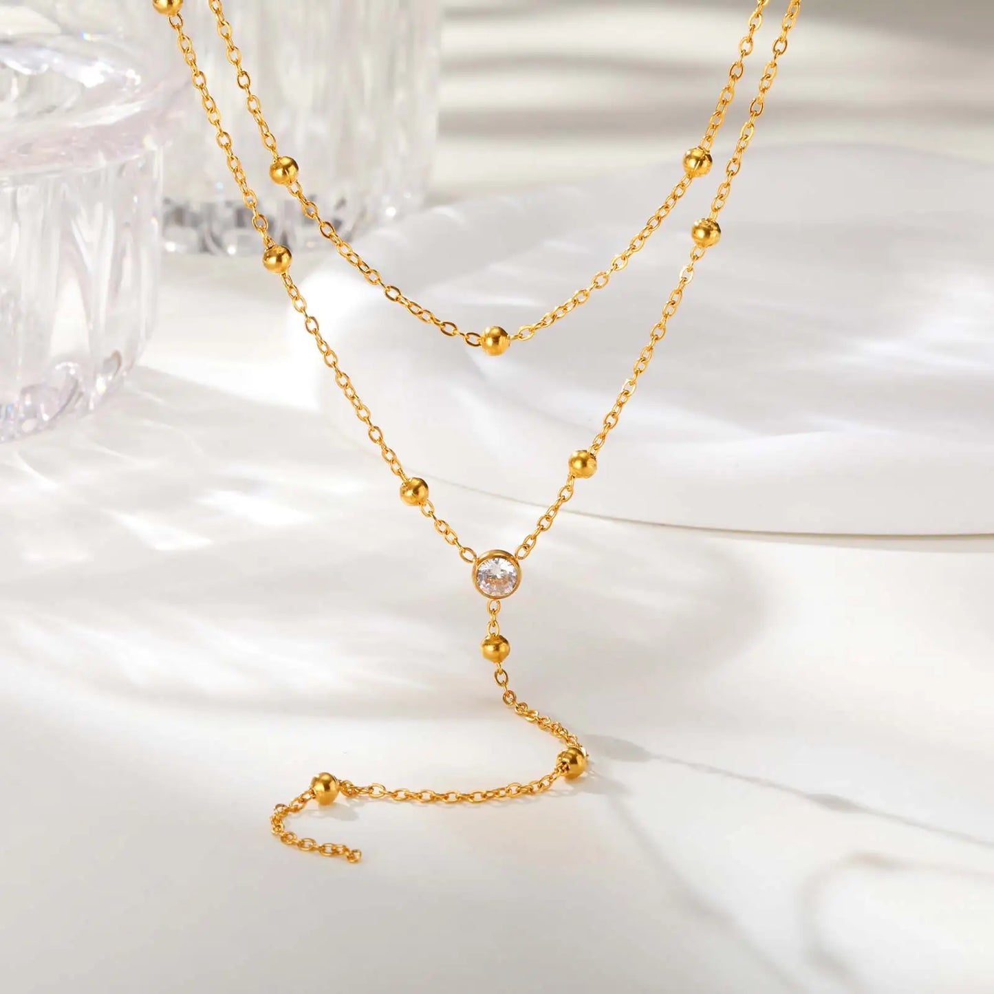 Trace Lariat Necklace