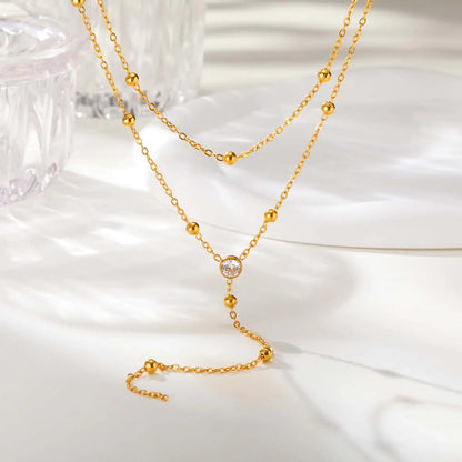 Trace Lariat Necklace