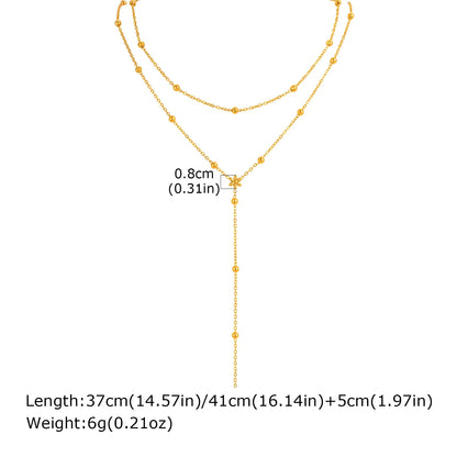 Trace Lariat Necklace