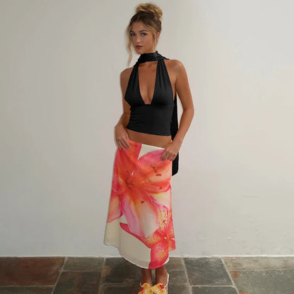 Plunge Tie Top