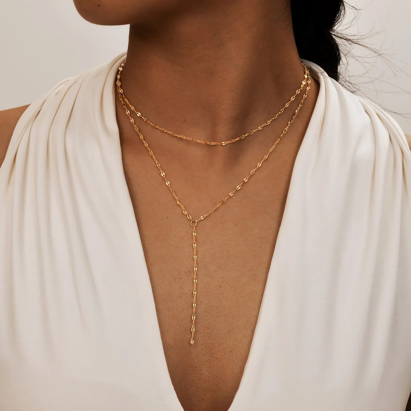 Trace Lariat Necklace