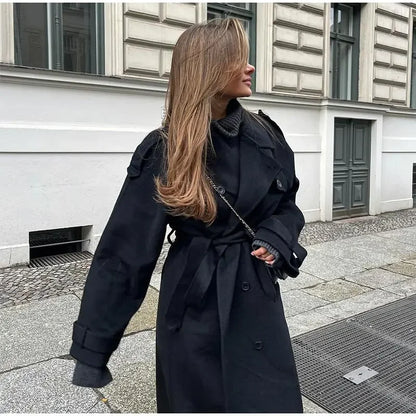 Maison Black Overcoat