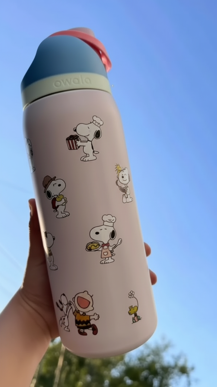 Snoopy 32 oz Freesip Water Bottle