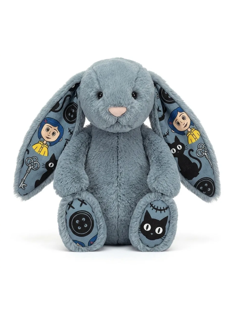 Coraline Custom Bunny Plush
