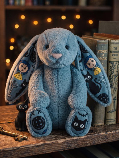 Coraline Custom Bunny Plush