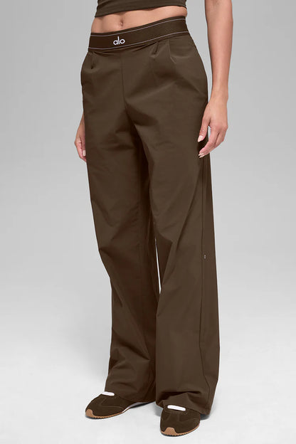 Cocoa Ribbed Tank & Trouser  Set