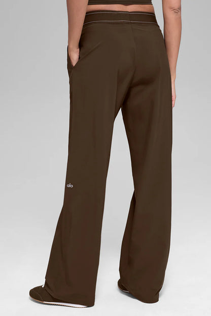 Cocoa Ribbed Tank & Trouser  Set