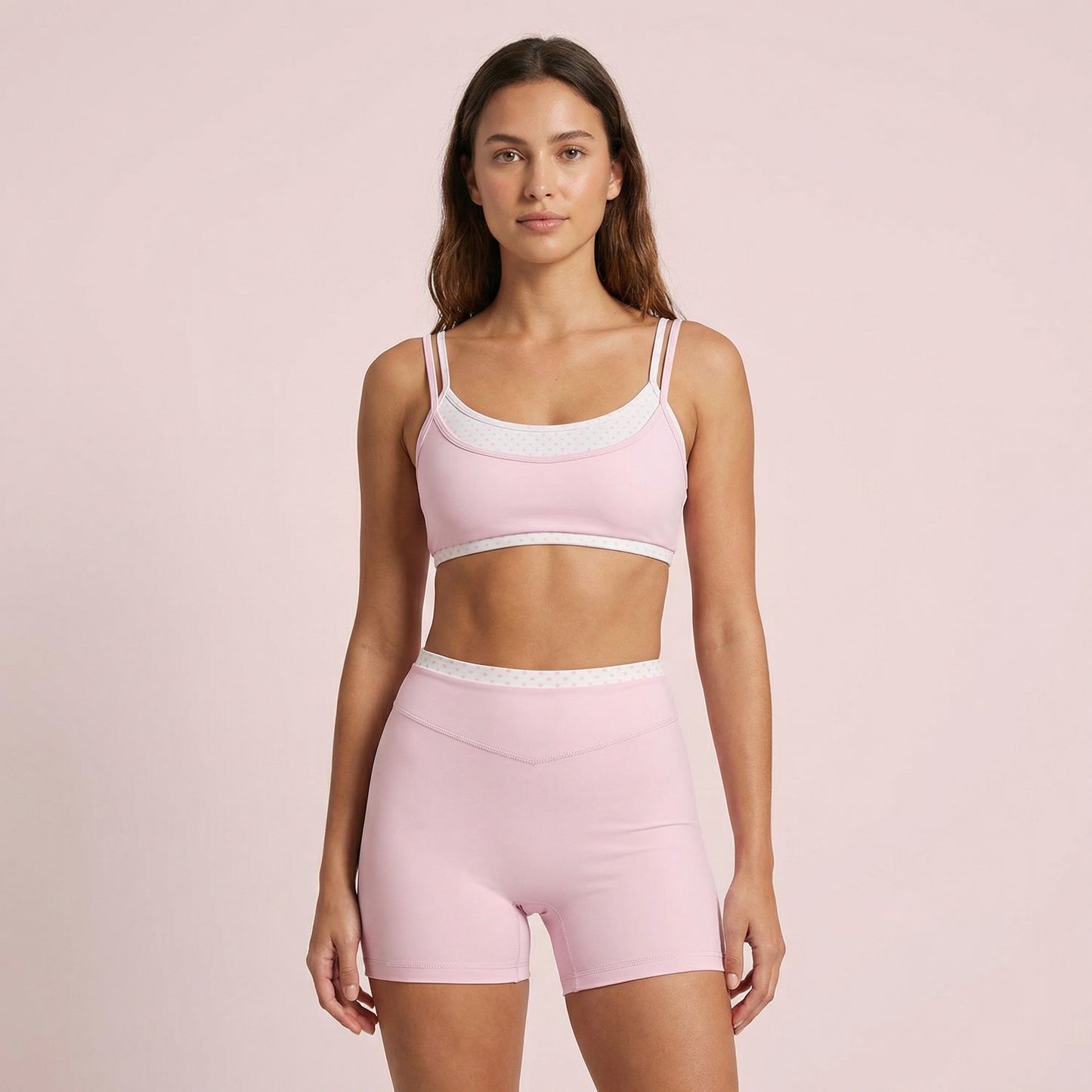 Pink & White Polka Dots Set