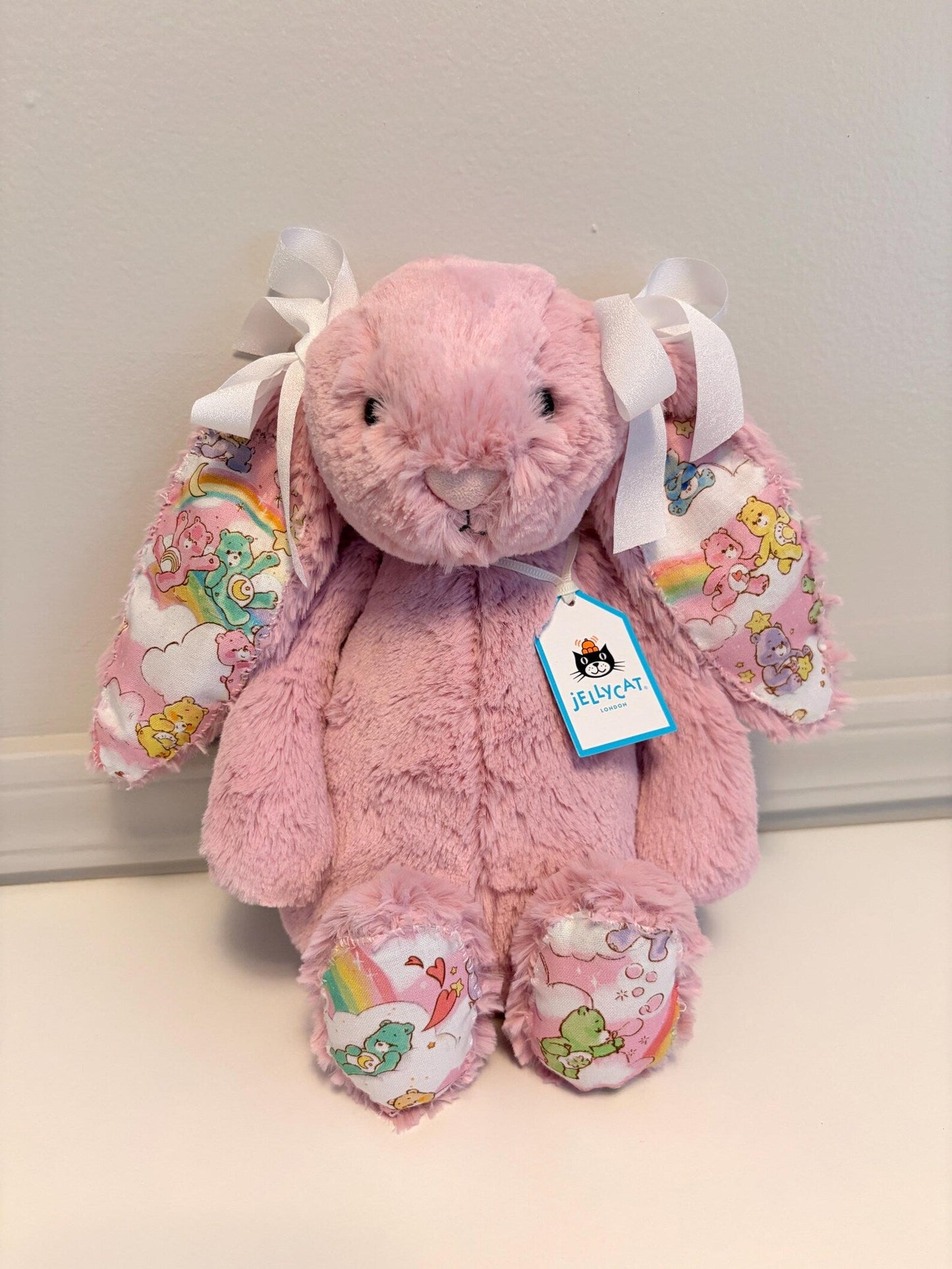 Care Bear X Pink Tulip Bunny Plush