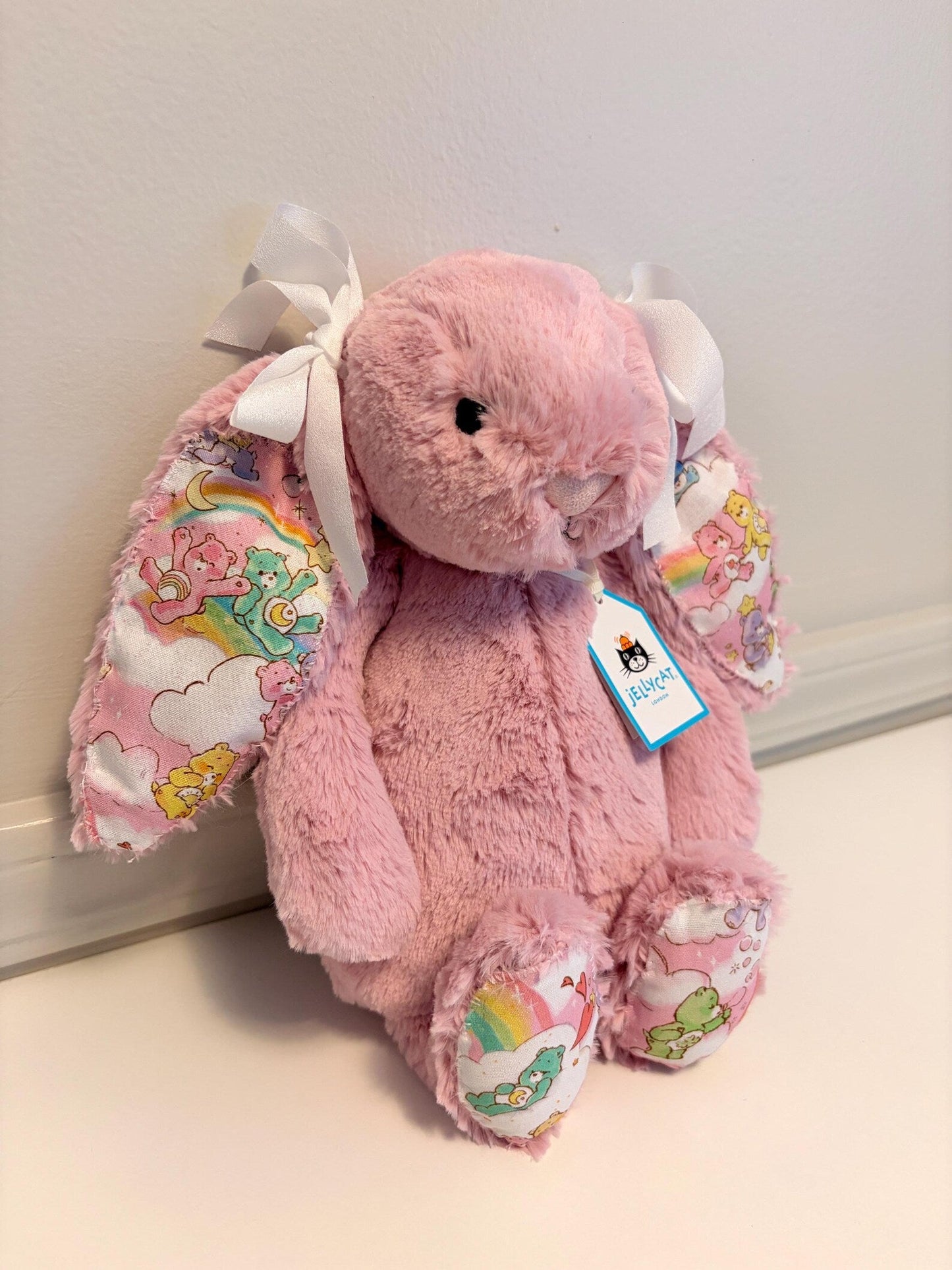 Care Bear X Pink Tulip Bunny Plush