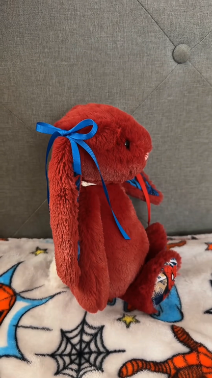 SpiderMan Custom Bunny Plush