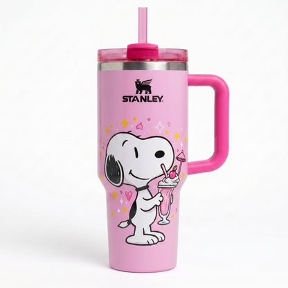 Snoopy 40 oz Tumbler - Pink