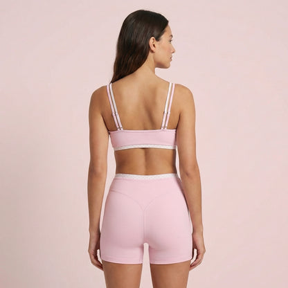 Pink & White Polka Dots Set